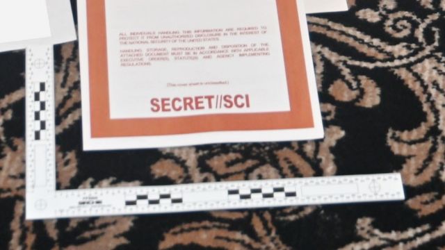 Image showing the ruler used by the FBI to show the actual size of items.