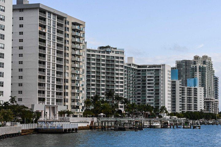 Rents in Miami vary depending on the area of ​​the house and the state Photo Chandan Khanna / AFP