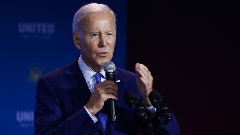 Joe Biden has promised that the COVID-19 pandemic is "over" in the United States.