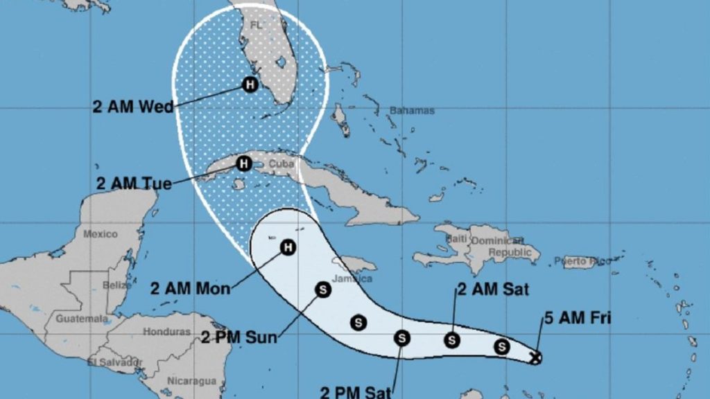 Tropical Depression 9 forms in Caribbean Sea - NBC 7 Miami