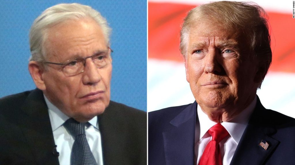 The audiobook "The Trump Tapes" by Bob Woodward contains 8 hours of interviews with Trump