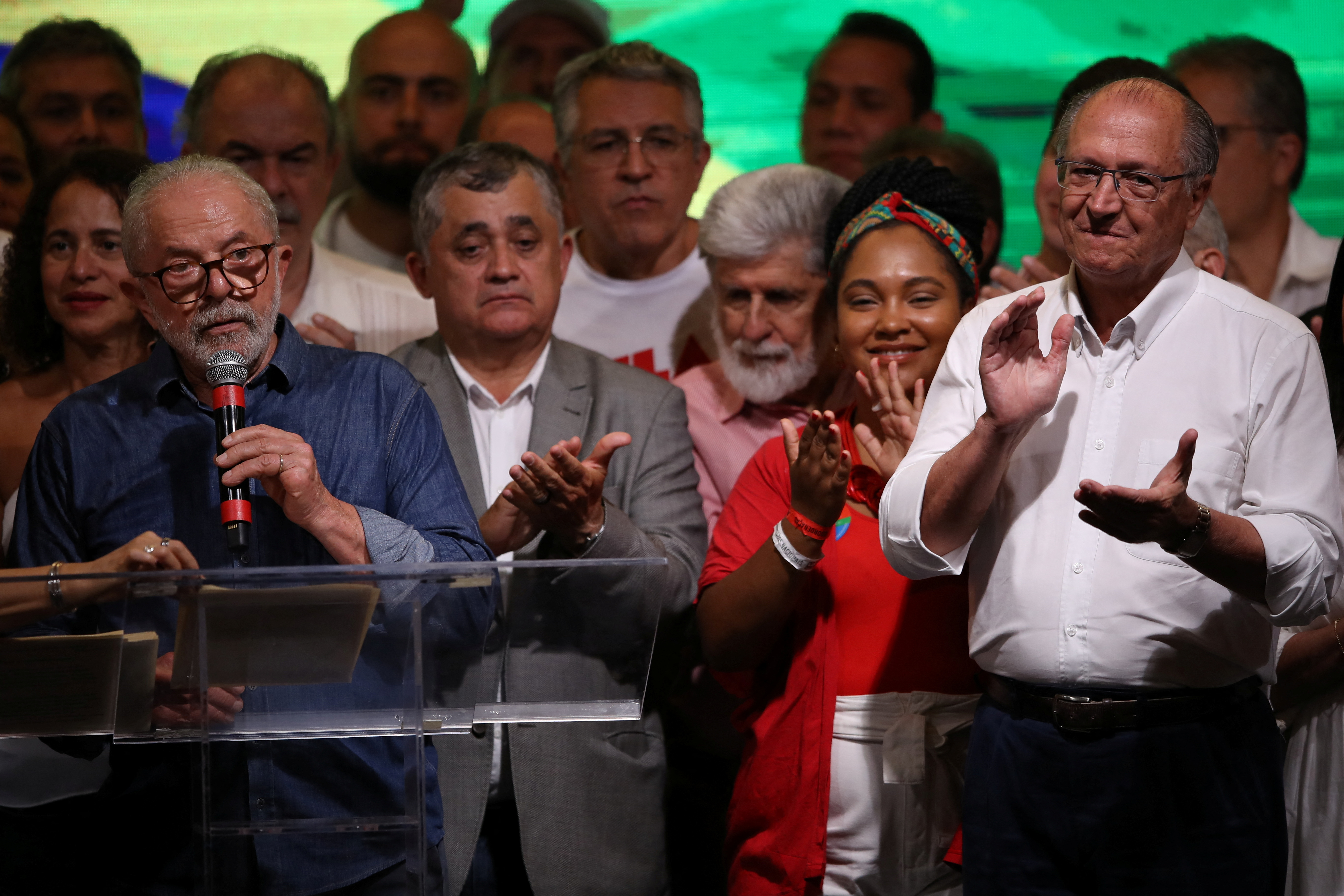 Geraldo Alcumen will be Lula da Silva's vice president and responsible for organizing the leadership transfer (Reuters)