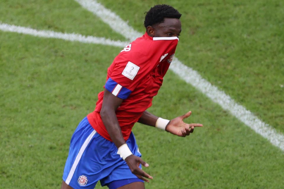    Fuller scored the only goal that brought Costa Rica back to life (Photo: Adrian Dennis/AFP) (Photo: Adrian Dennis/AFP via Getty Images)