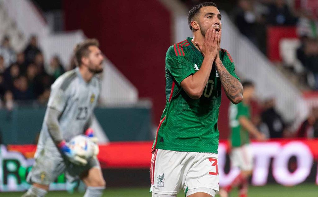 Mexico vs Sweden (1-2) / summary and scoreboard for the Mexican national team today