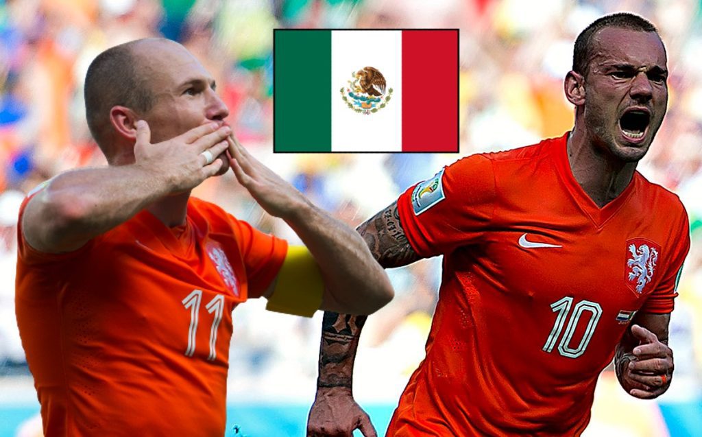Sneijder "admits" that he "wasn't a penalty" during Mexico's half against the Netherlands