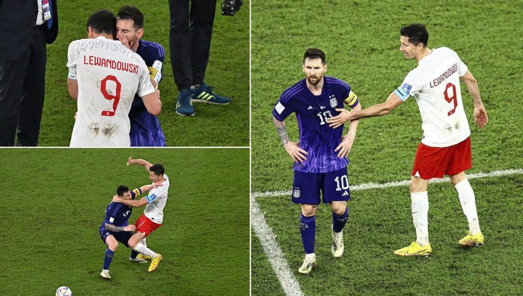 Messi's strong response to his anger with Lewandowski and the pole reveals what he told him: "It was very strange"