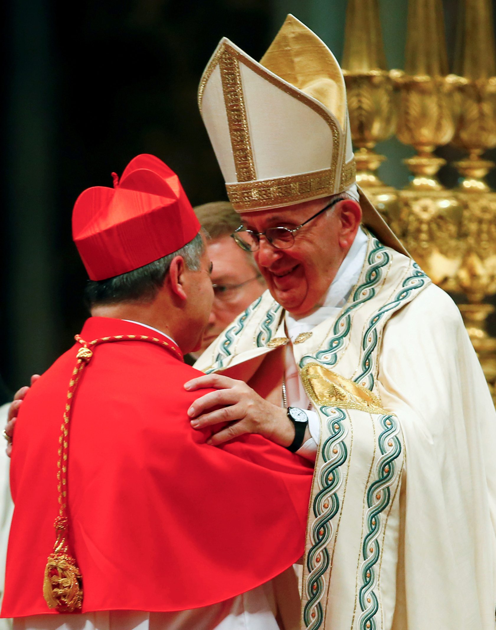 In recent days, a secretly recorded call between the Pope and the Cardinal has also become known (Reuters)
