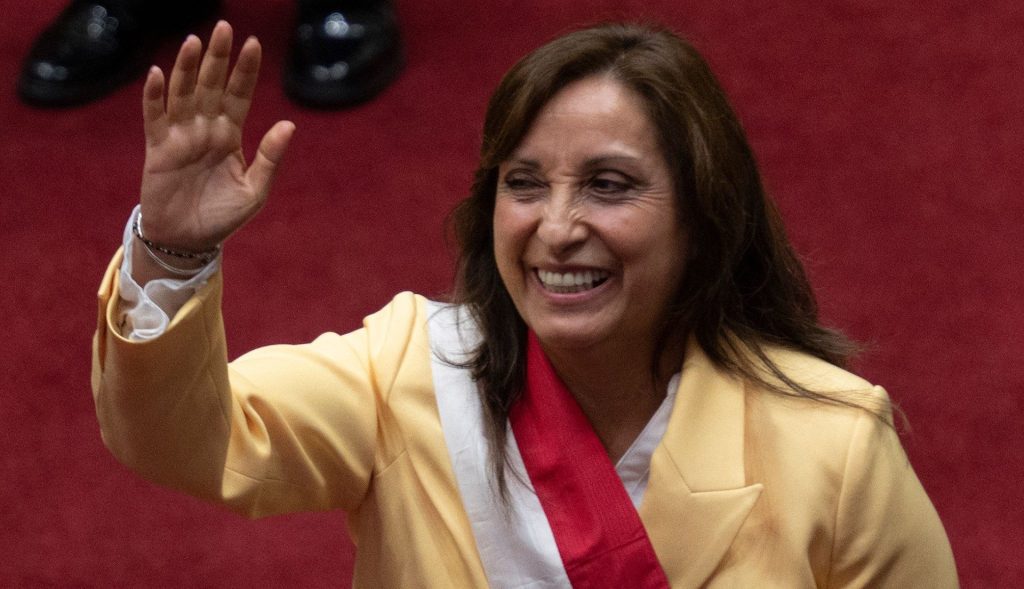 Who is Dina Boulwart, the new President of Peru?