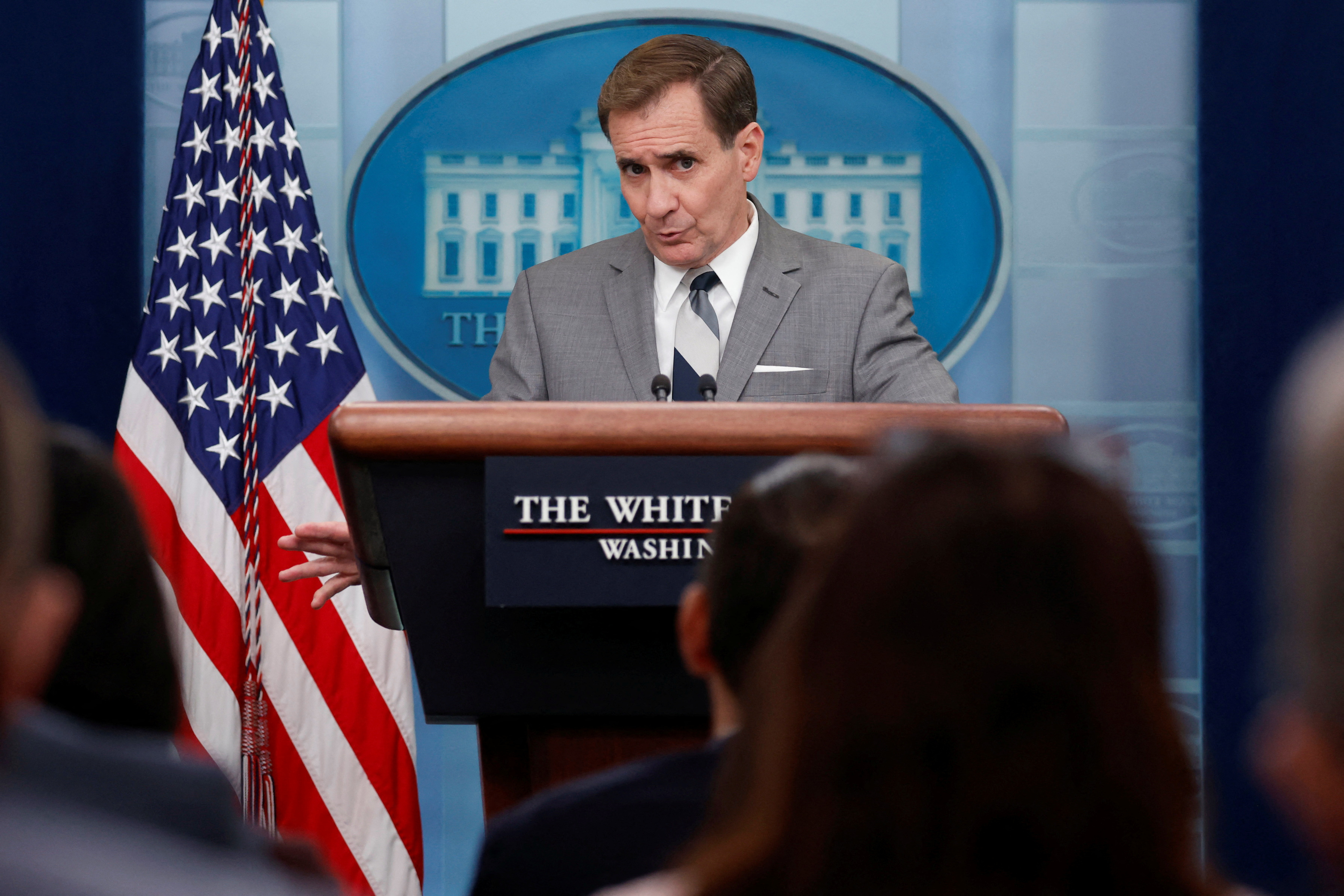 John Kirby, strategic communications coordinator for the White House National Security Council (Reuters/Jonathan Ernst)