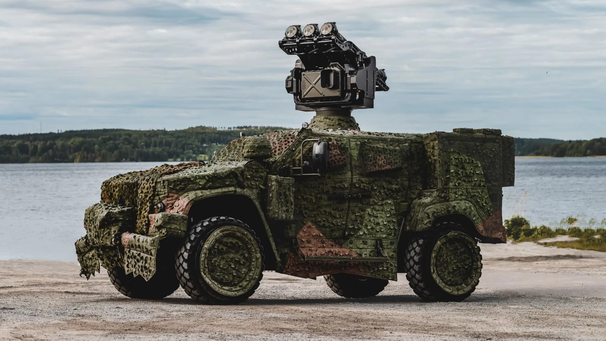 Lithuanian Army equips more US-supplied JLTVs with Saab RBS 70 NG anti-aircraft missiles