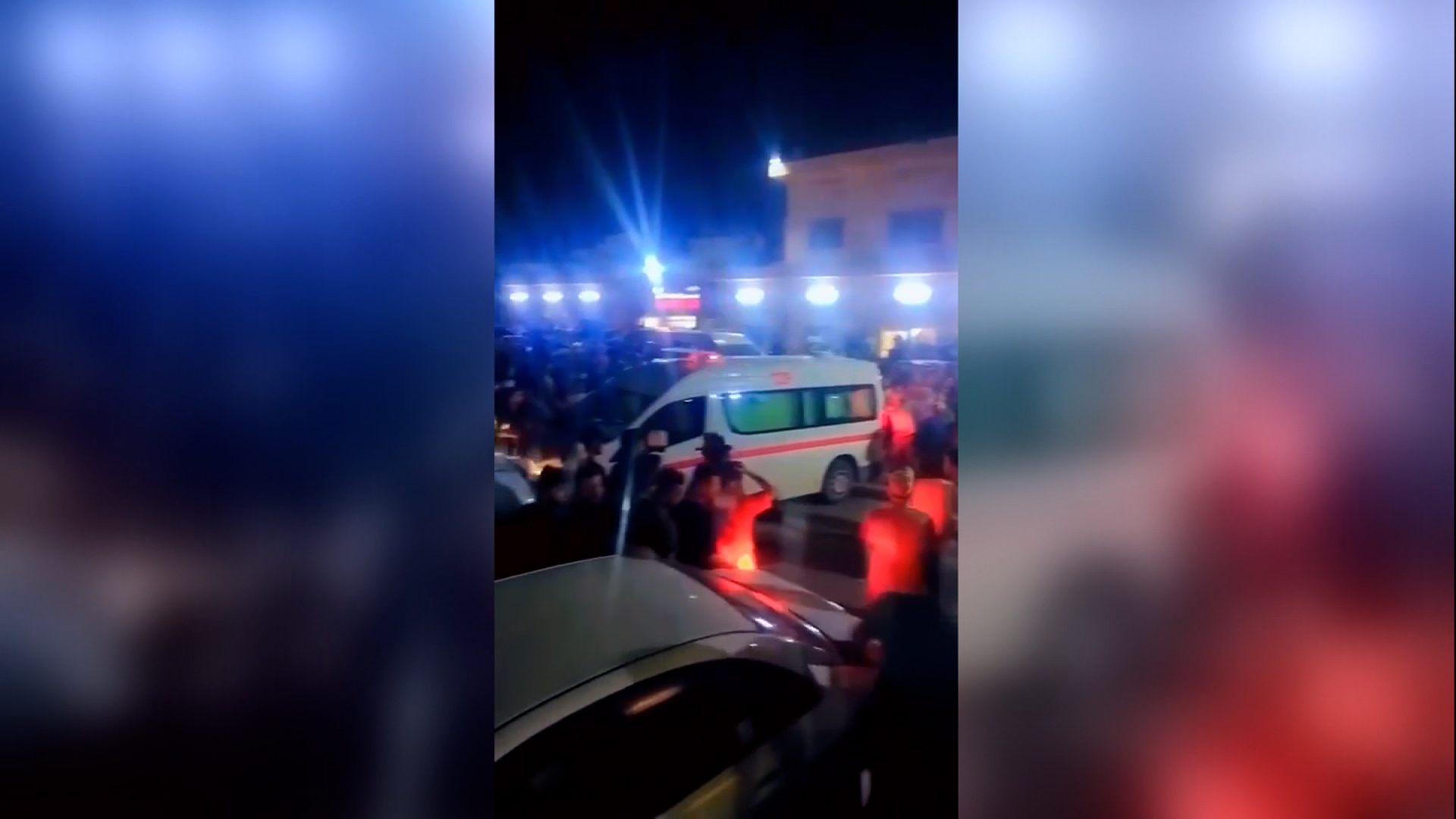 At least 100 people died after a fire at a wedding, a government agency reported