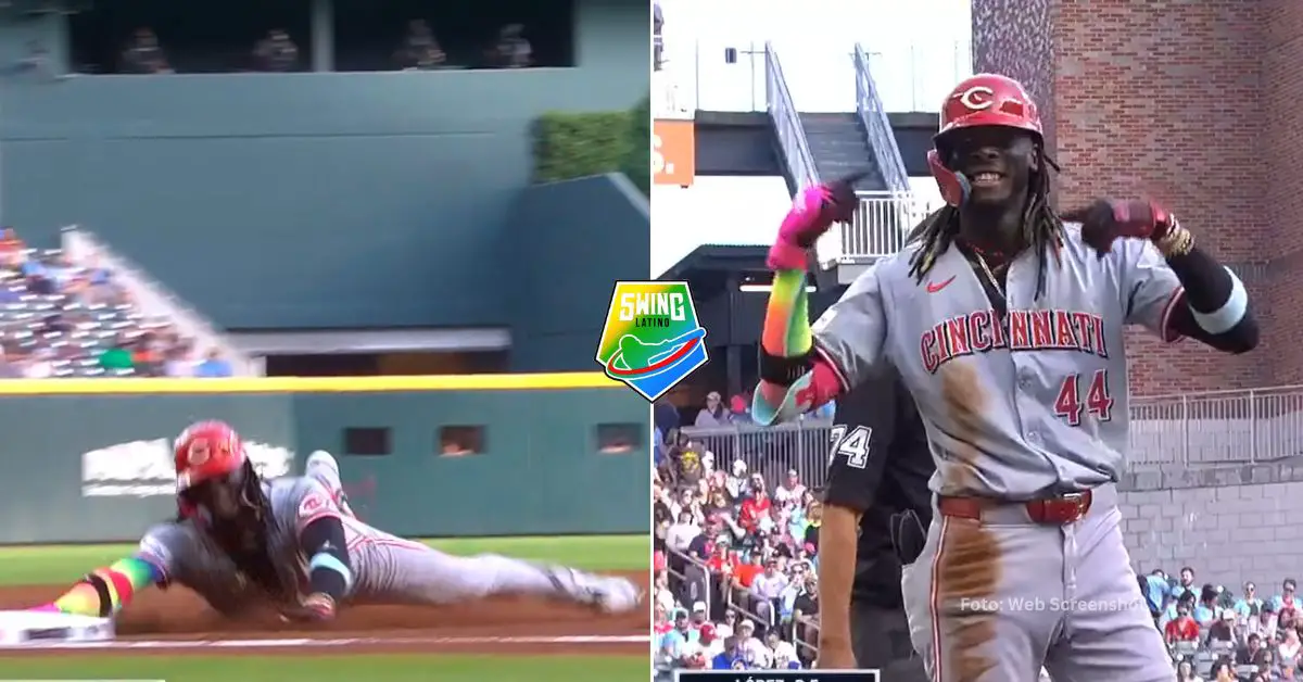 TRIPLE by Elly De La Cruz Early Atlanta (+Video)